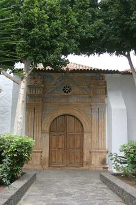 Eingang zur Pfarrkirche von Pajara