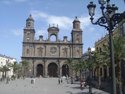 Gran Canaria - Portal der Kathedrale Santa Ana in Las Palmas