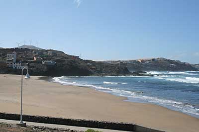 Playa Boca Barranco - Sandstrand bei Galdar - Gran Canaria