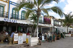 Puerto de Mogan: Restaurants am Hafen
