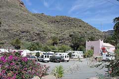 Campingplatz im Soria-Tal auf Gran Canaria