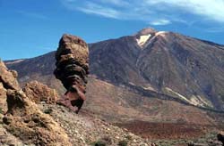 Los Roques und der Pico del Teide