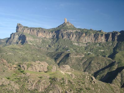 Blick zum Roque Bentaiga - Gran Canaria