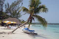 Am Strand von Negril