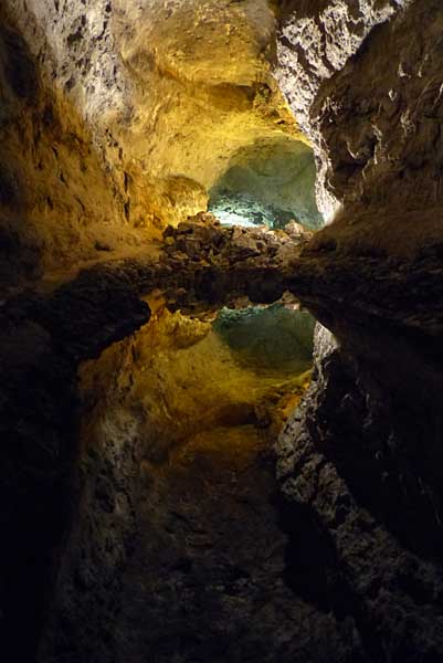 Cueva de los Verdes - Illusion in der Lavagrotte