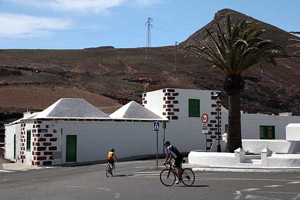 Lanzarote - Radfahrer in Femes