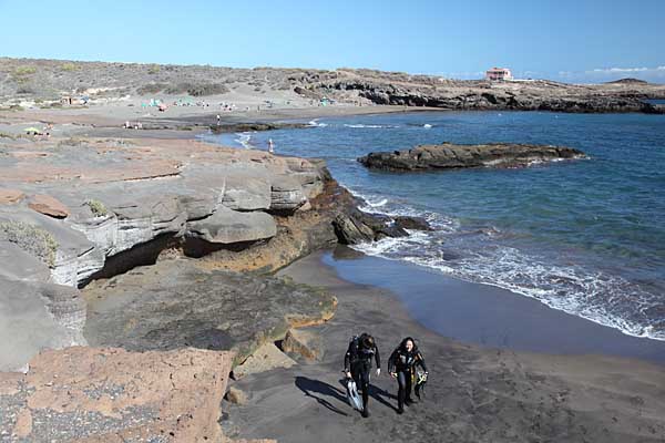 Teneriffa - Abades - Taucher