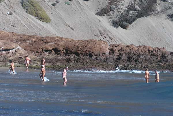 Teneriffa - Playa de la Tejita  mit dem Montana Roja