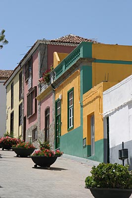 Kanarische Häuser in Granadilla