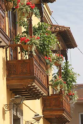 Balkone am Rathaus