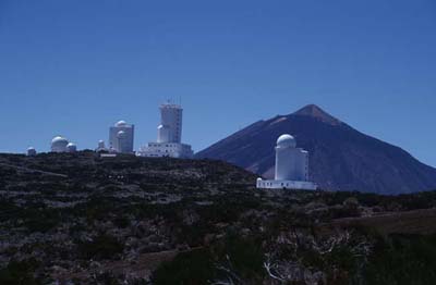 Observatorium Izana und der Teide